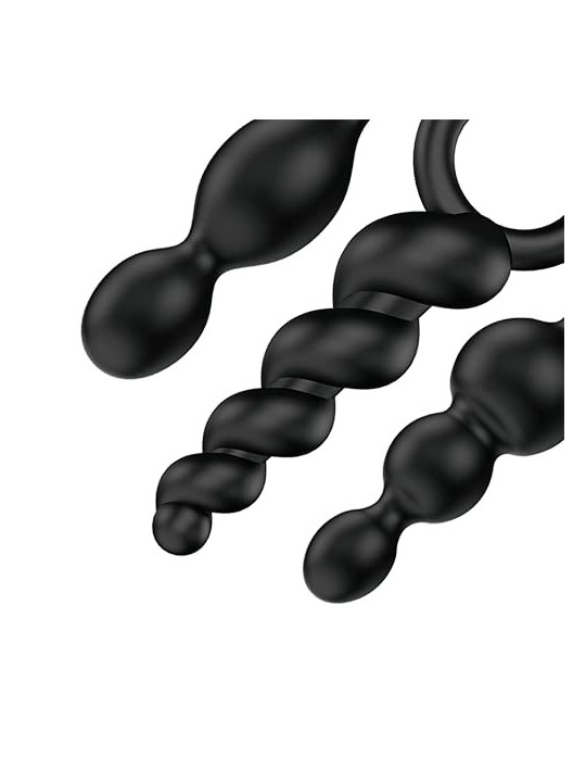 SATISFYER BOOTY CALL NERO NERO PERLE ANALI NERO NERO 3UN