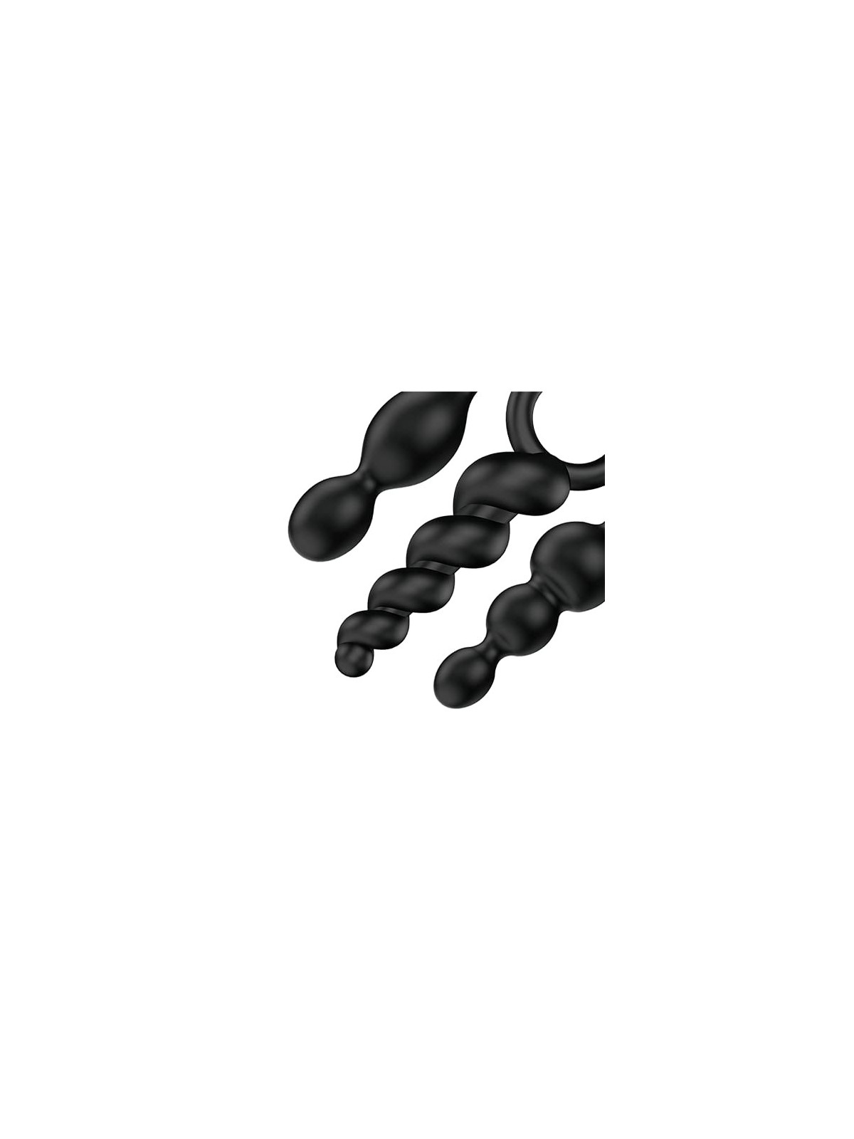 SATISFYER BOOTY CALL NERO NERO PERLE ANALI NERO NERO 3UN