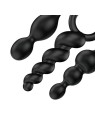 SATISFYER BOOTY CALL NERO NERO PERLE ANALI NERO NERO 3UN