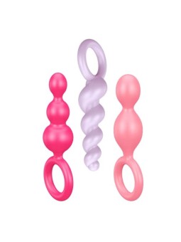SATISFYER BOOTY CALL PERLINE ANALI COLORI 3UN