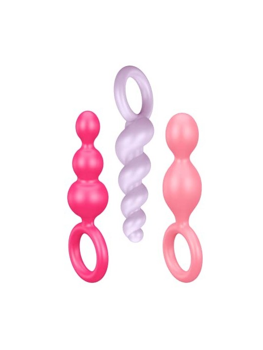 SATISFYER BOOTY CALL PERLINE ANALI COLORI 3UN