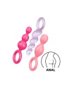 SATISFYER BOOTY CALL PERLINE ANALI COLORI 3UN
