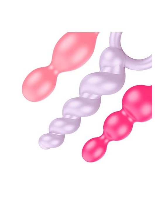 SATISFYER BOOTY CALL PERLINE ANALI COLORI 3UN