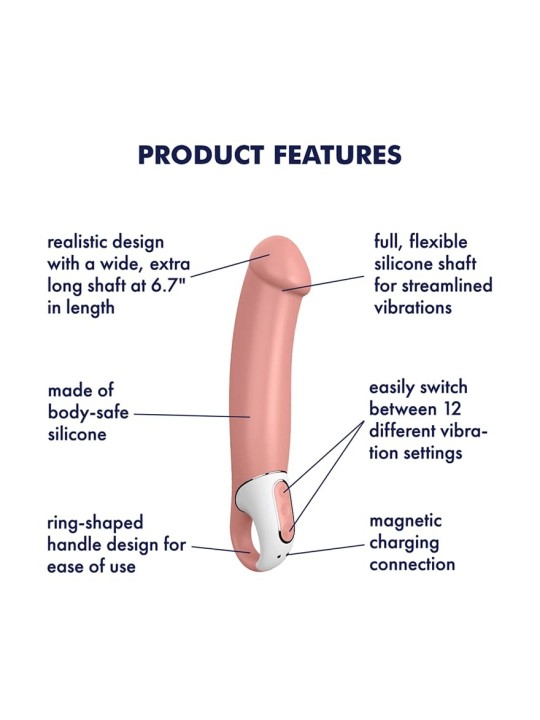 SATISFYER Master Vibratore Rame 1un Donna