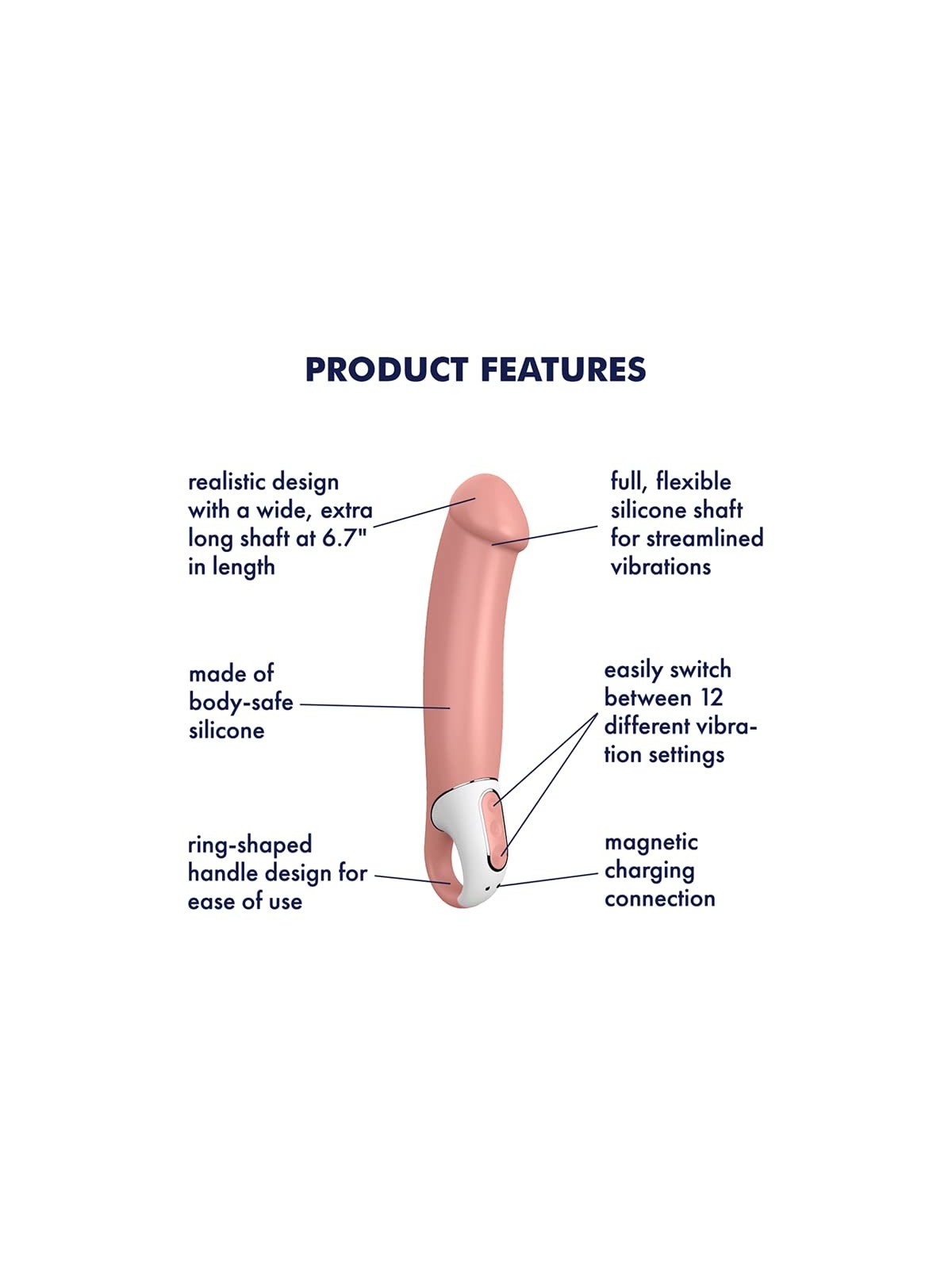 SATISFYER Master Vibratore Rame 1un Donna