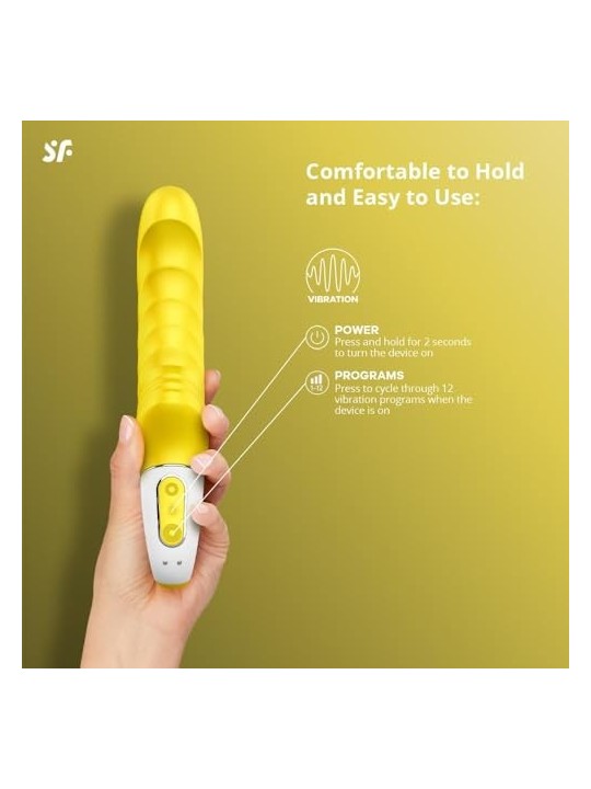 Vibratore unisex Satisfyer giallo