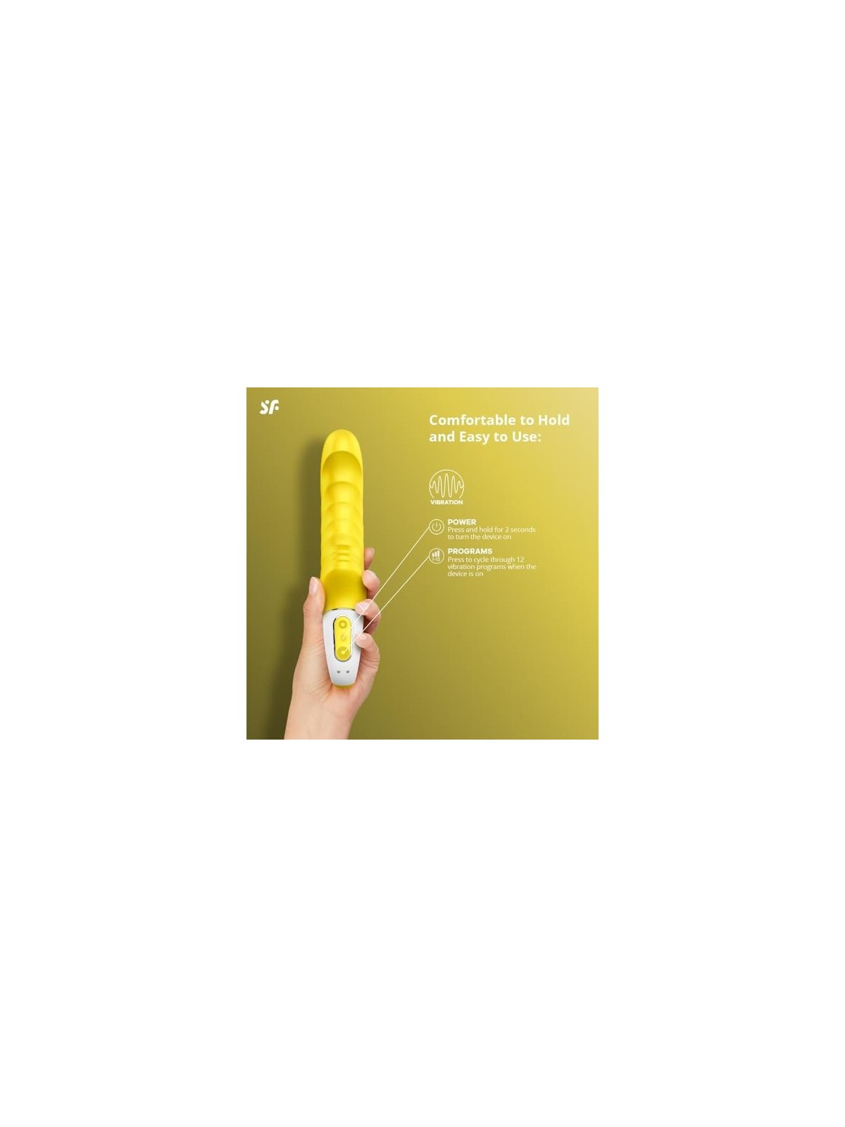 Vibratore unisex Satisfyer giallo