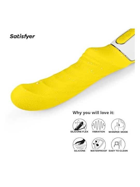 Vibratore unisex Satisfyer giallo