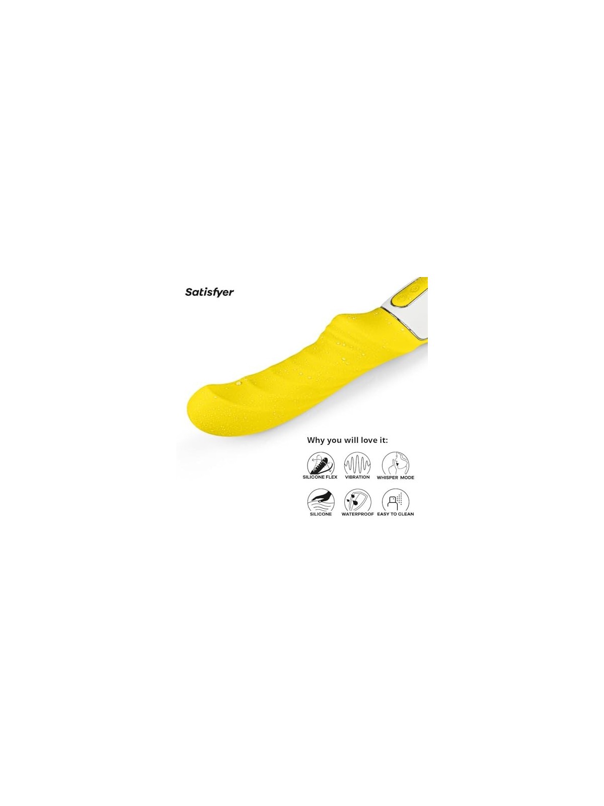 Vibratore unisex Satisfyer giallo
