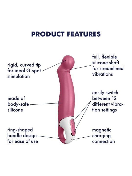 Vibratore per il punto G SATISFYER PETTING Singhiozzo