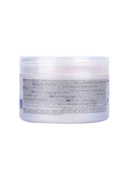 Maschera per capelli Biondi Sleek Line Blush Stapiz