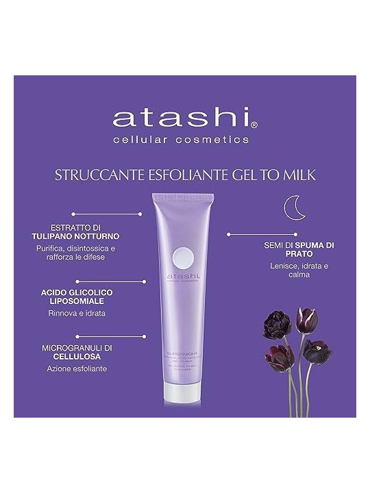 Atashi SUPERNIGHT esfoliante a latte 75ml donna