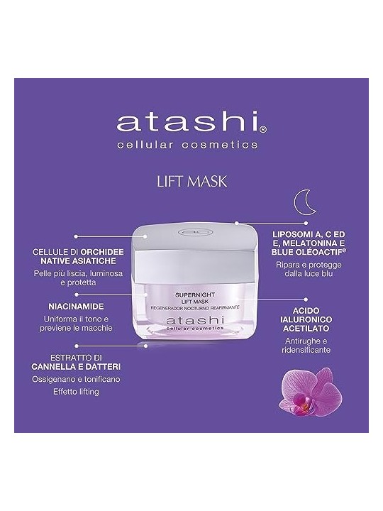 Atashi SUPERNIGHT maschera lift 50ml per donna