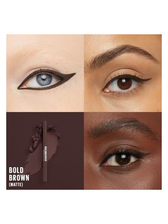 Maybelline Liner per tatuaggi impermeabile matita gel 13 g donna 910 Bold Brown