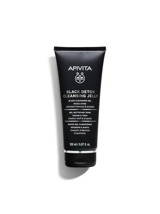 Apivita Black Cleansing Gel con carbone attivo e propoli