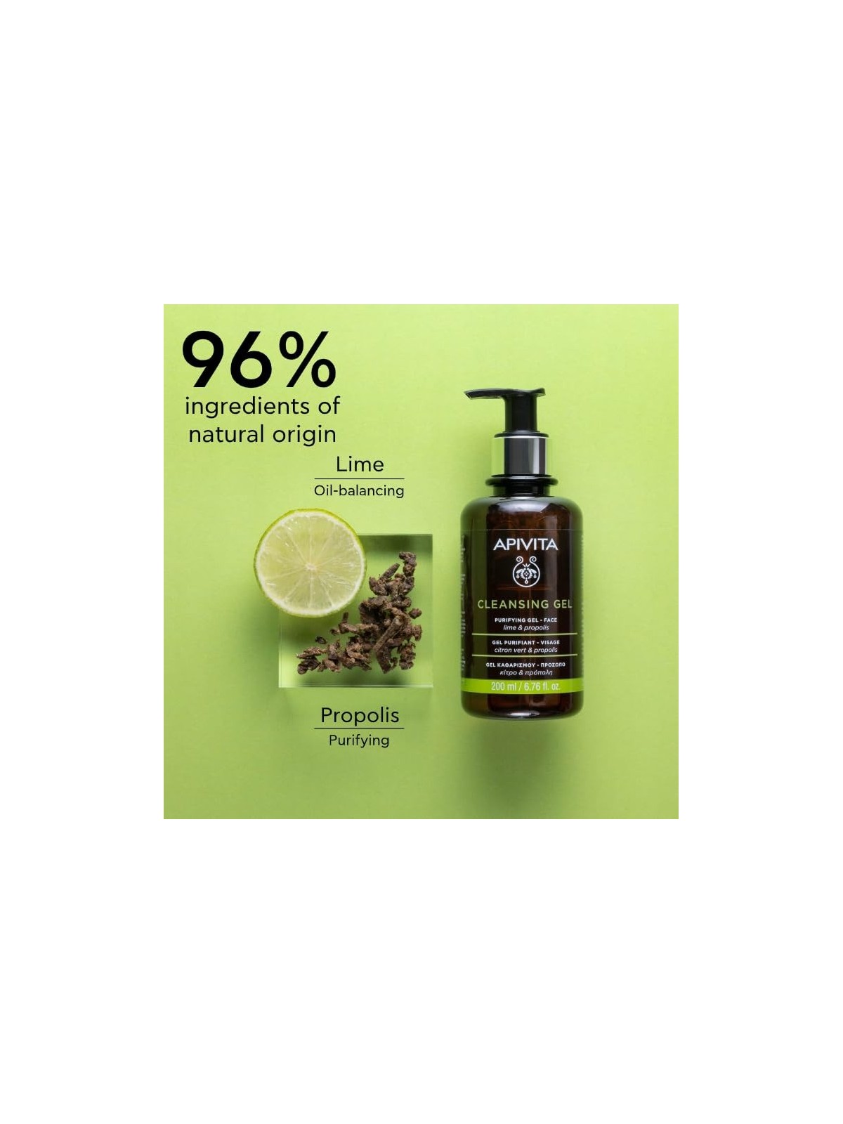 Gel detergente con propoli e agrumi 200ml