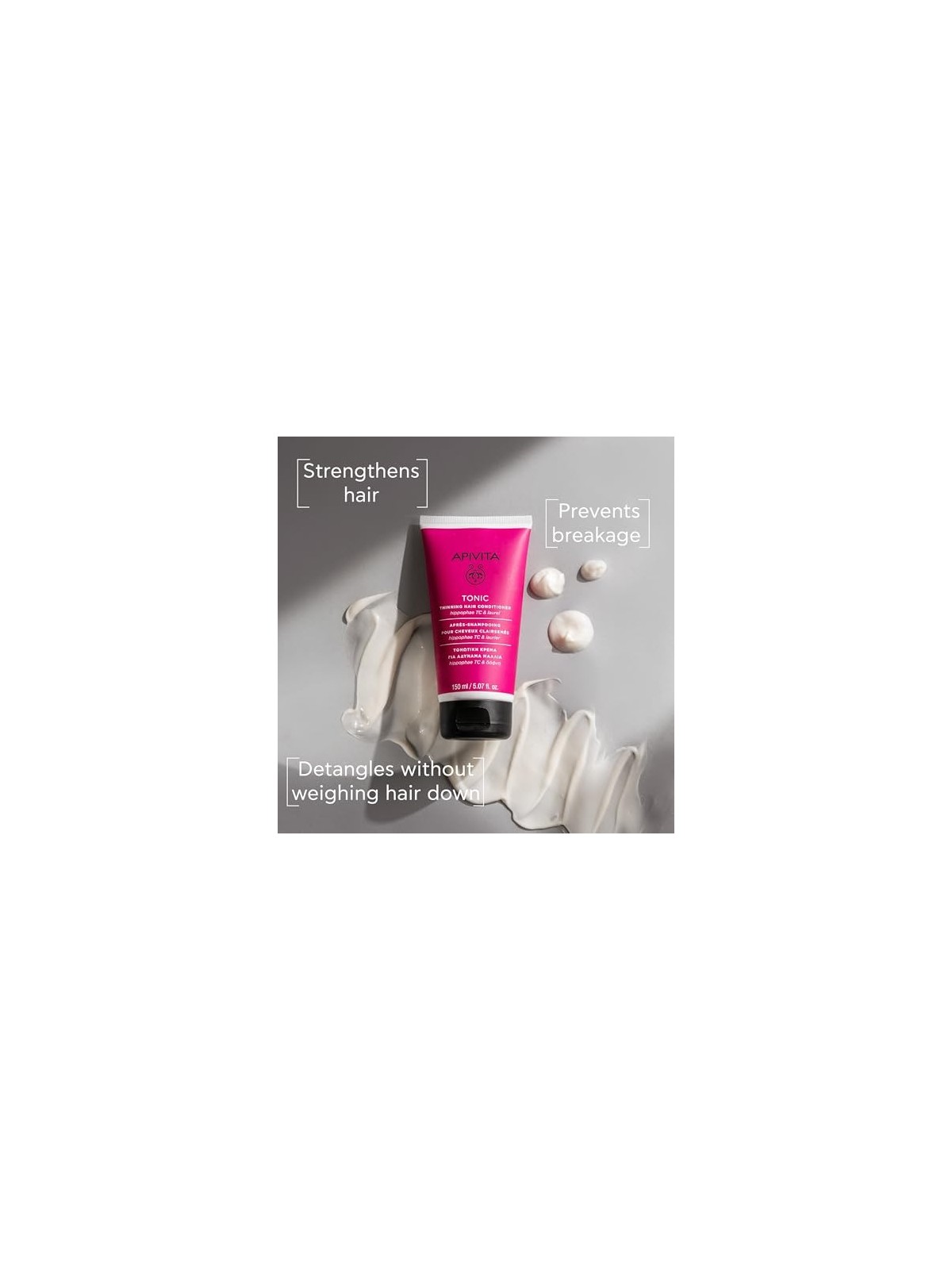Apivita balsamo tonificante per capelli deboli 150ml unisex