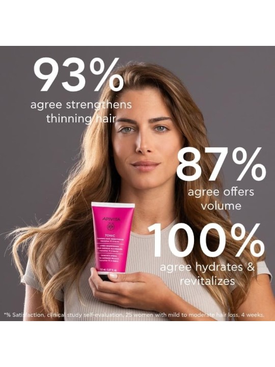 Apivita balsamo tonificante per capelli deboli 150ml unisex