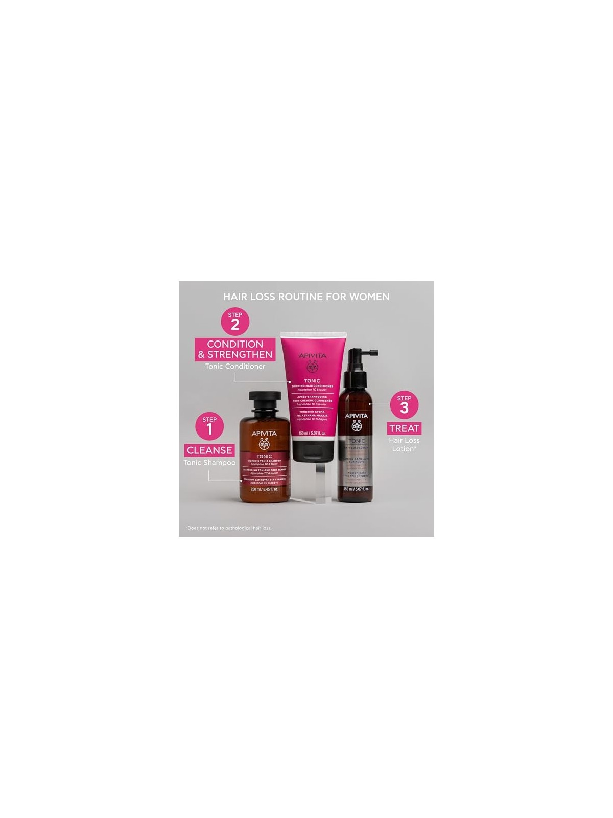 Apivita balsamo tonificante per capelli deboli 150ml unisex