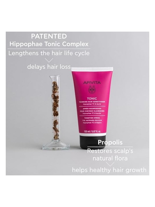 Apivita balsamo tonificante per capelli deboli 150ml unisex