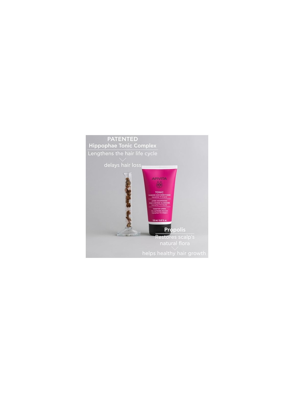 Apivita balsamo tonificante per capelli deboli 150ml unisex