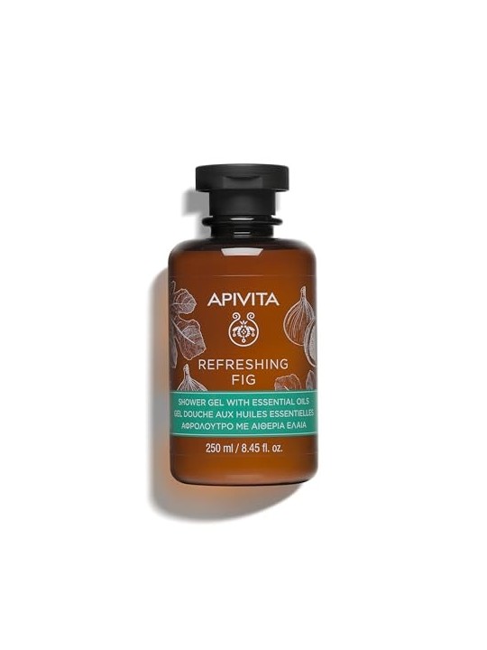 Gel doccia rinfrescante con fichi Apivita 250ml unisex