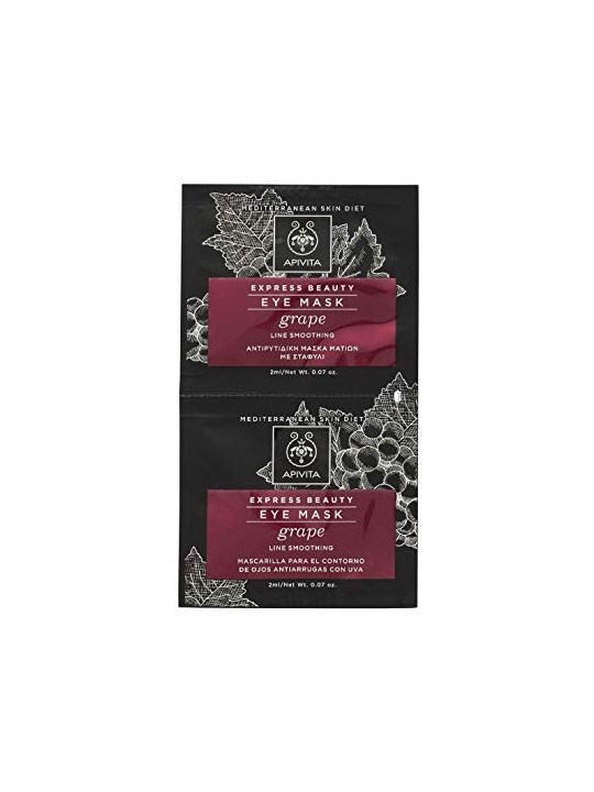 Maschera contorno occhi con uva 2 x 8ml donna