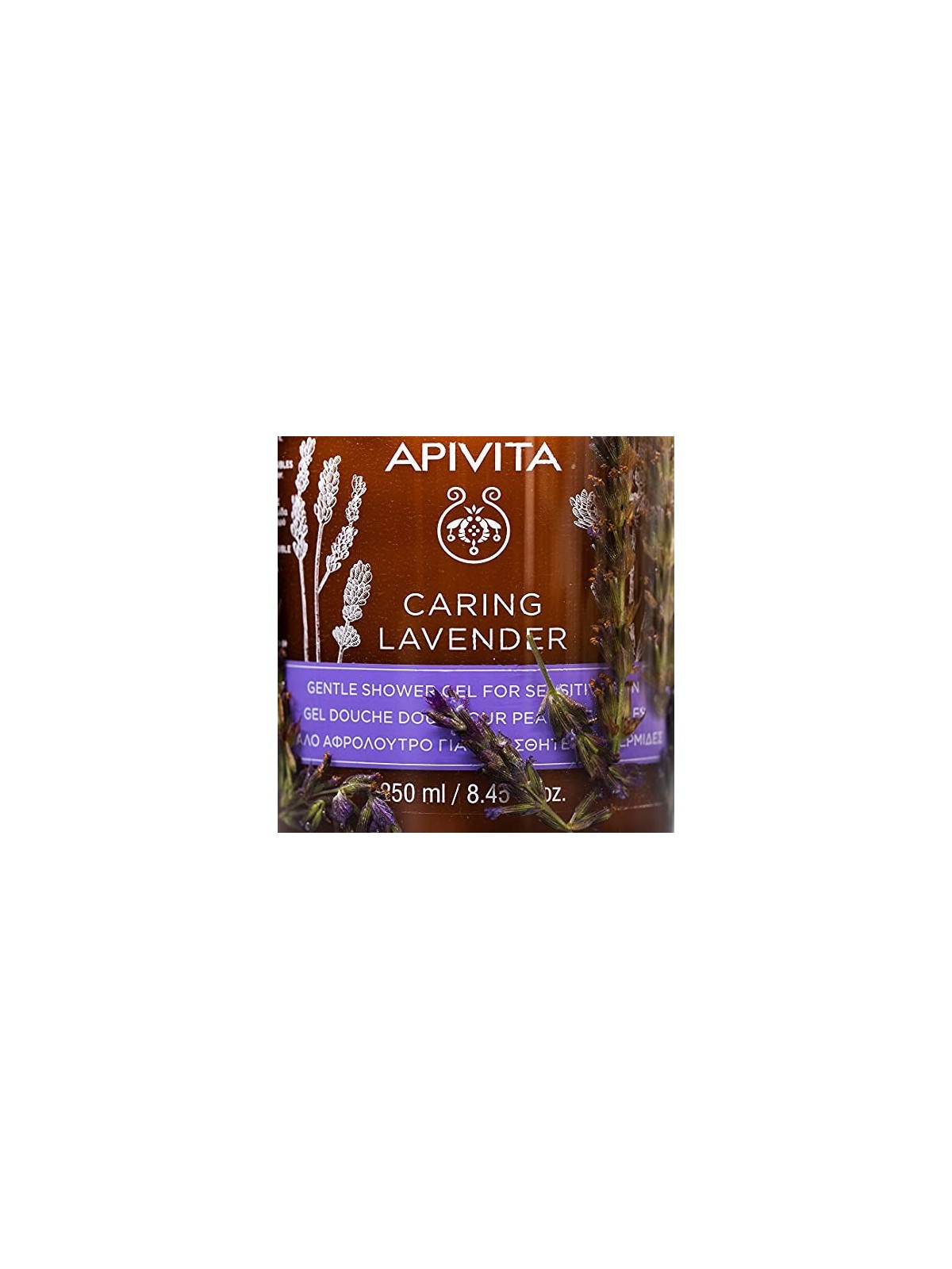 Apivita CURA LAVANDA Bath Gel with Lavender 250ml for Women