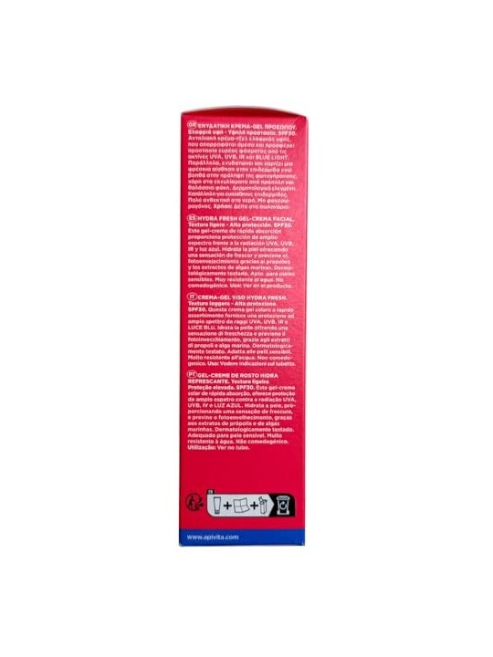 Apivita HYDRA FRESH GelCrema SPF30 50ml Unisex