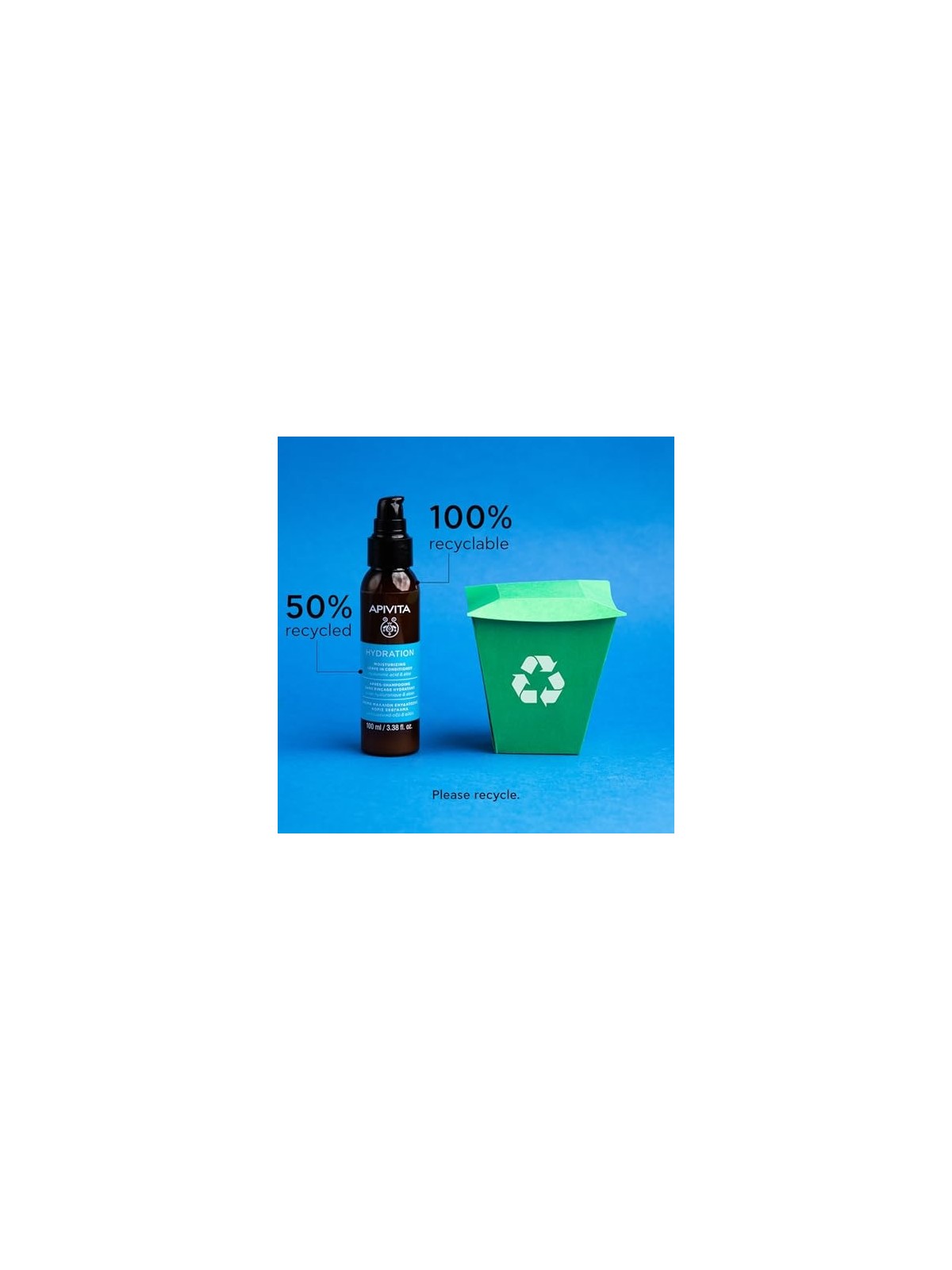 Apivita Hydration Moisturizing Leave In Conditoner 100ml