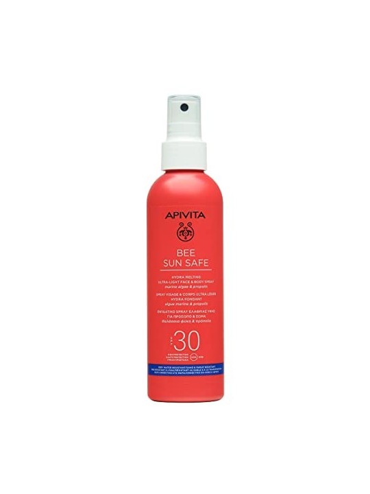 Apivita HYDRA MELTING ULTRAlight spray SPF30 200ml unisex in Italiano