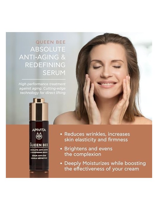 Apivita QUEEN BEE siero redensificante antiet assoluto 30ml donna Apivita www.essenzetotalstyle.com 