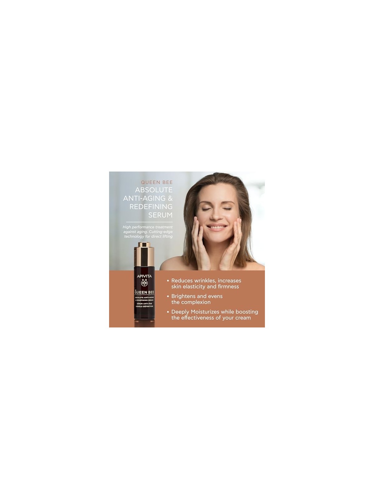 Apivita QUEEN BEE siero redensificante antiet assoluto 30ml donna Apivita www.essenzetotalstyle.com 