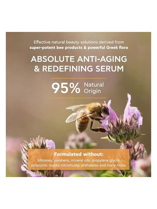 Apivita QUEEN BEE siero redensificante antiet assoluto 30ml donna Apivita www.essenzetotalstyle.com 