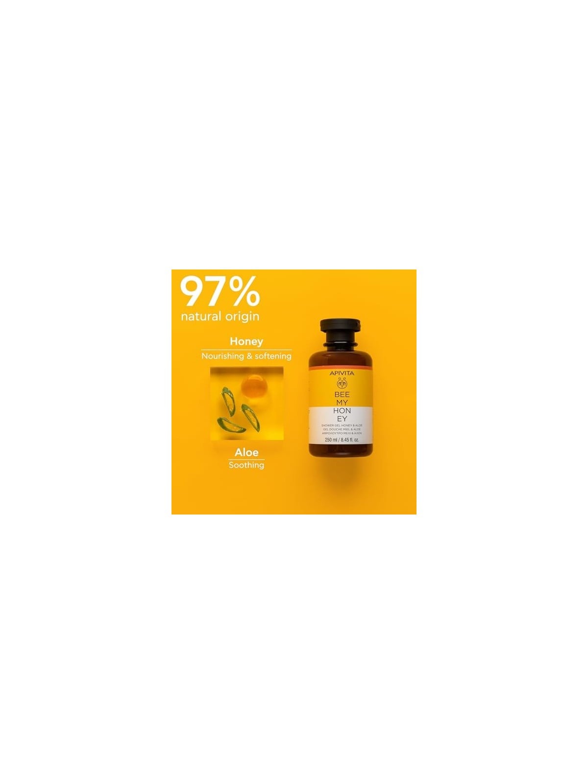 Apivita BEE MY HONEY Shower Gel with Honey and Aloe 250ml for Women