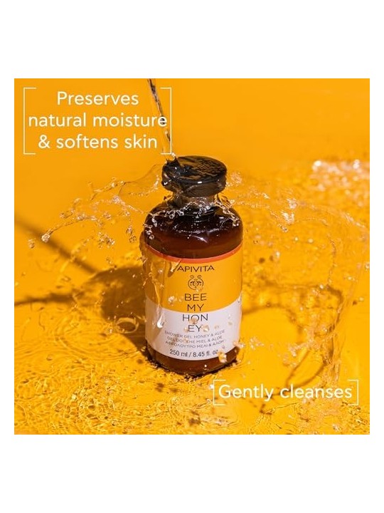 Apivita BEE MY HONEY Shower Gel with Honey and Aloe 250ml for Women