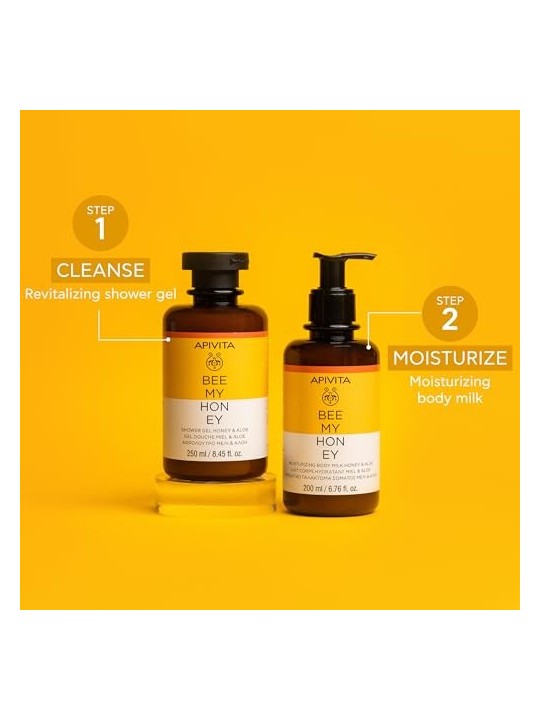 Apivita BEE MY HONEY Shower Gel with Honey and Aloe 250ml for Women