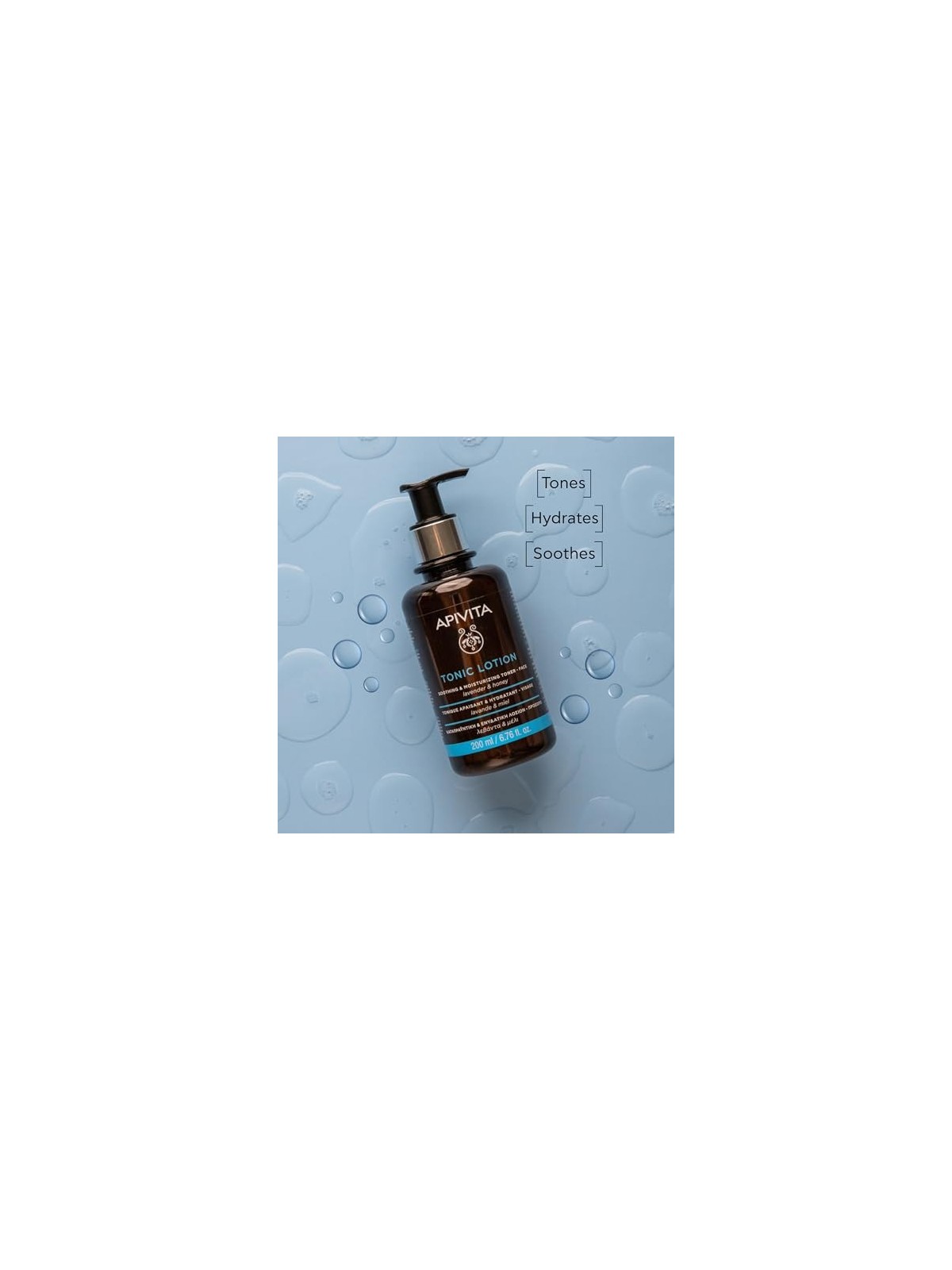 Apivita 2 IN 1 TONICO VISO con lavanda e miele 200ml donna Apivita www.essenzetotalstyle.com 