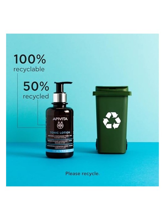 Apivita 2 IN 1 TONICO VISO con lavanda e miele 200ml donna Apivita www.essenzetotalstyle.com 