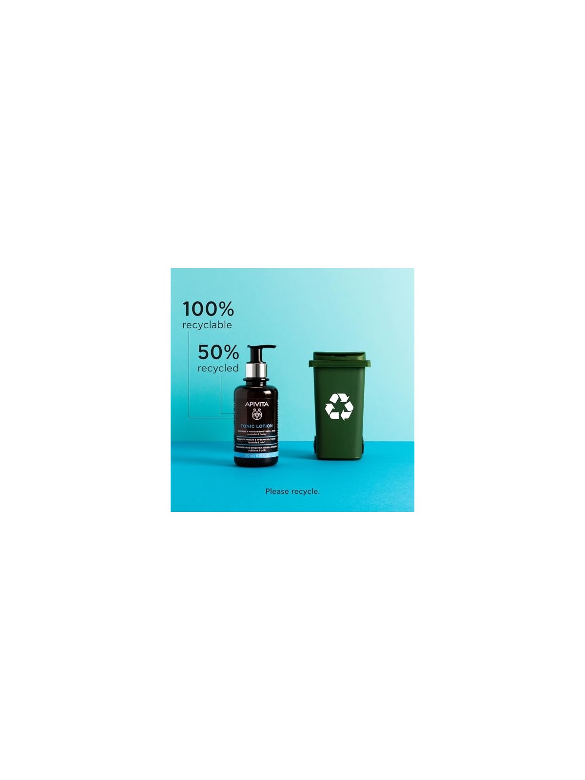 Apivita 2 IN 1 TONICO VISO con lavanda e miele 200ml donna Apivita www.essenzetotalstyle.com 