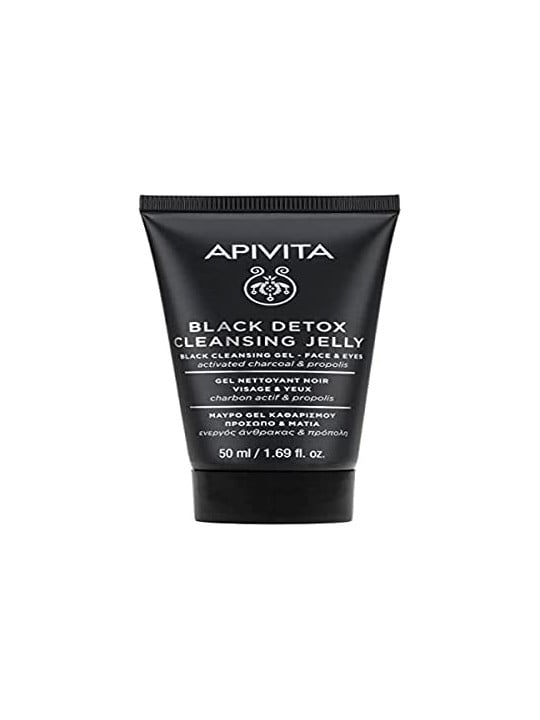 Apivita DETERGENTE BLACK DETOX con carbone attivo e propoli
