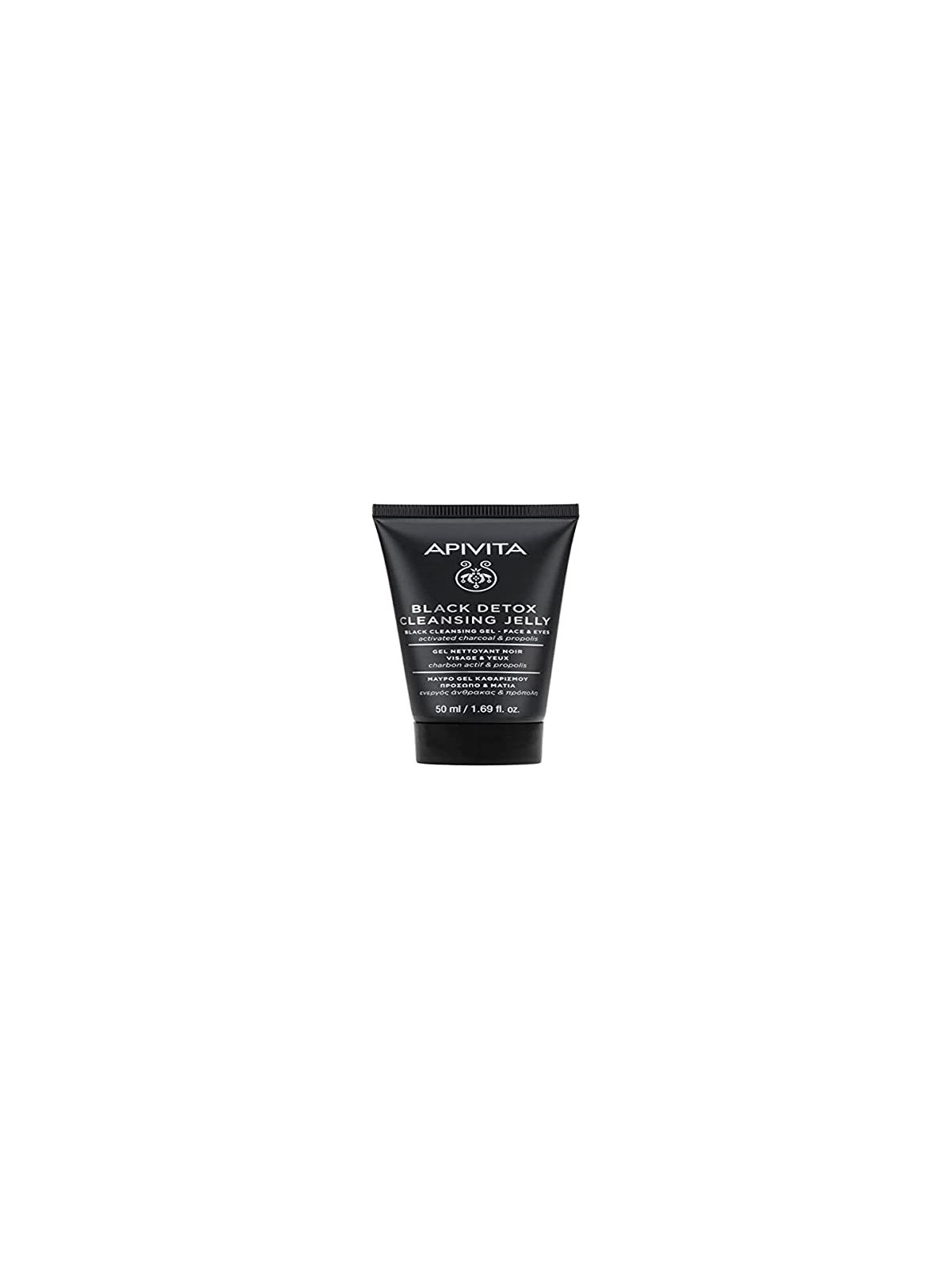 Apivita DETERGENTE BLACK DETOX con carbone attivo e propoli