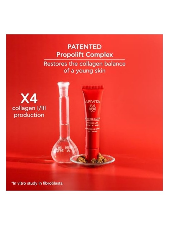 Apivita BEEVINE ELIXIR Contorno Occhi e Labbra 15ml