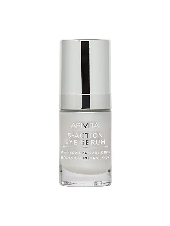 Apivita 5-ACTION Eye Serum with White Lily 15ml
