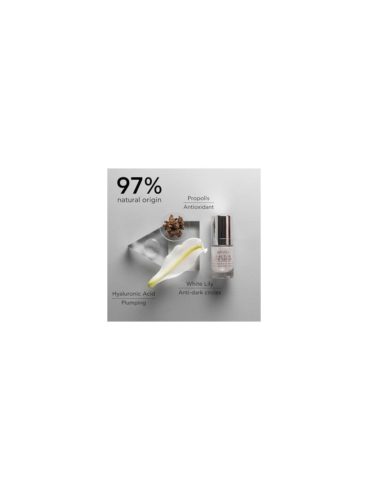 Apivita 5-ACTION Eye Serum with White Lily 15ml