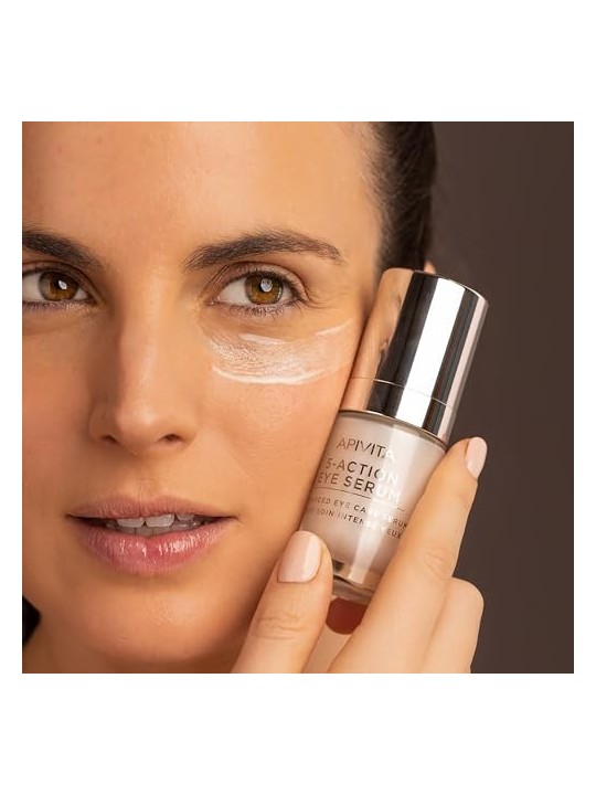 Apivita 5-ACTION Eye Serum with White Lily 15ml