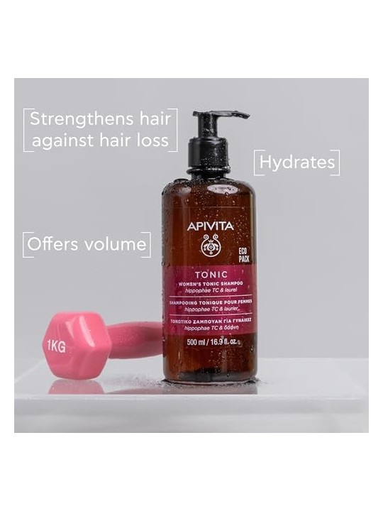 Apivita Ecopack Shampoo Tonificante Donna 500ml