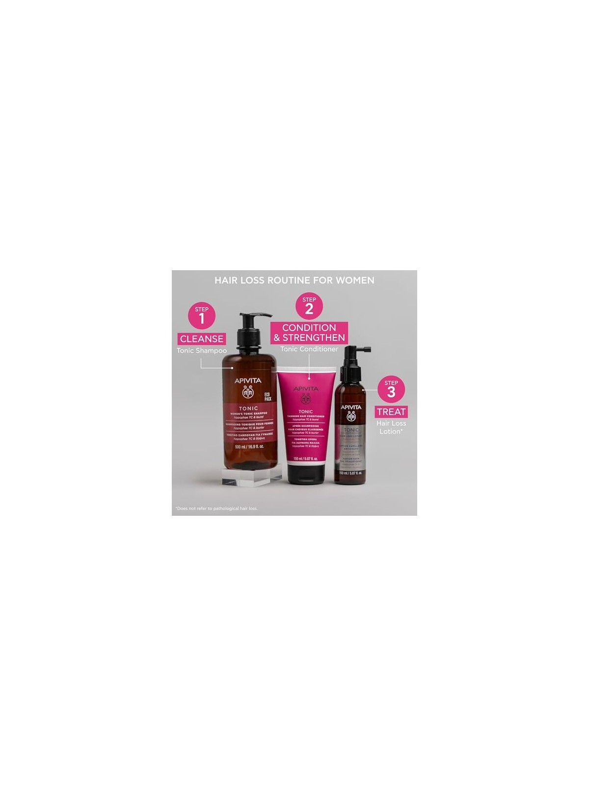 Apivita Ecopack Shampoo Tonificante Donna 500ml