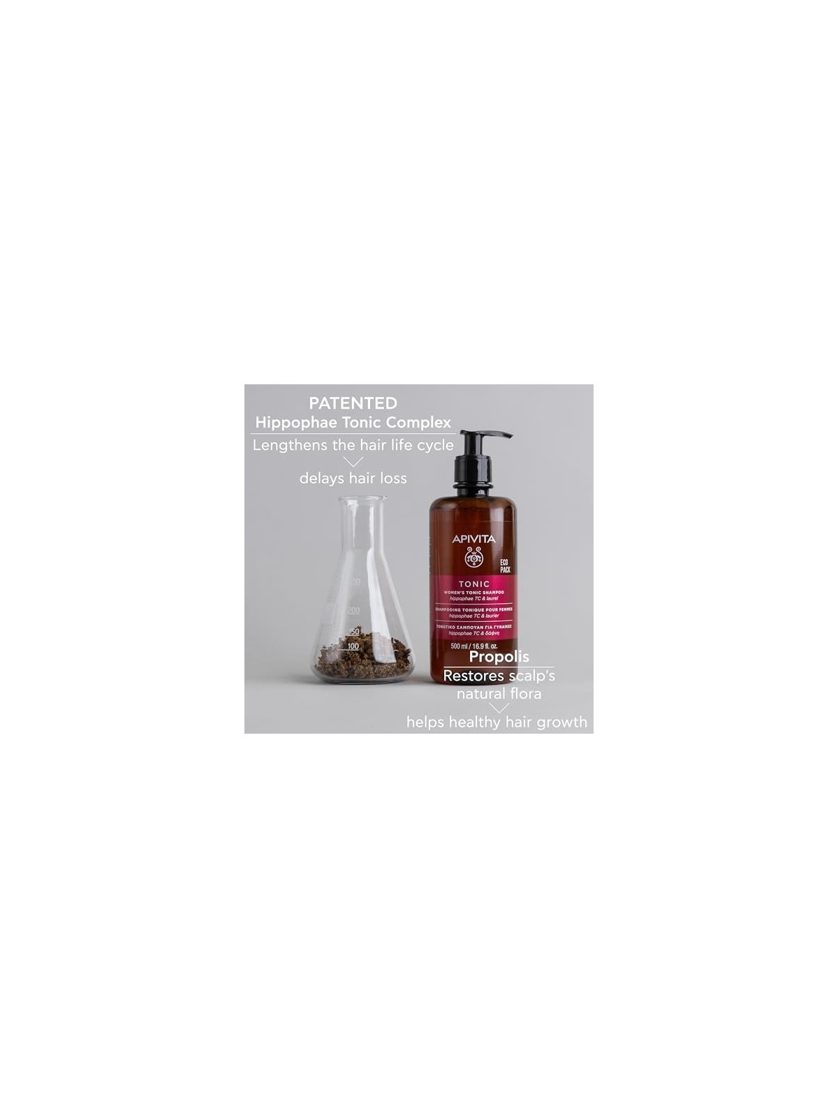 Apivita Ecopack Shampoo Tonificante Donna 500ml