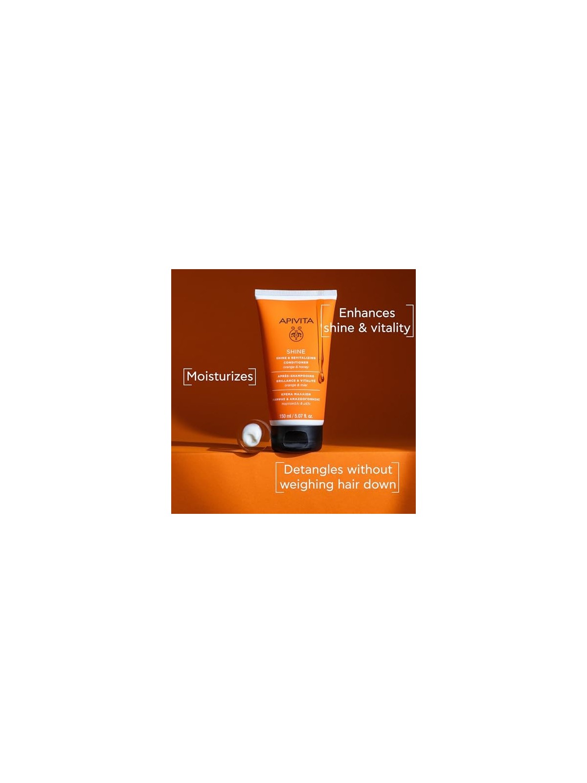 Balsamo Apivita Luciditï¿½ï¿½ e Vitalitï¿½ï¿½ per Capelli 150ml